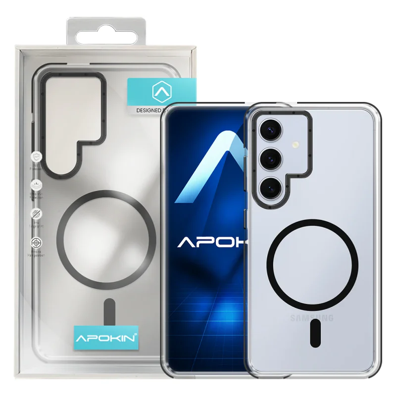 Capa Reforçada Apokin para Samsung Galaxy S24 / S25 com MagSafe Lilás - Imagem 2