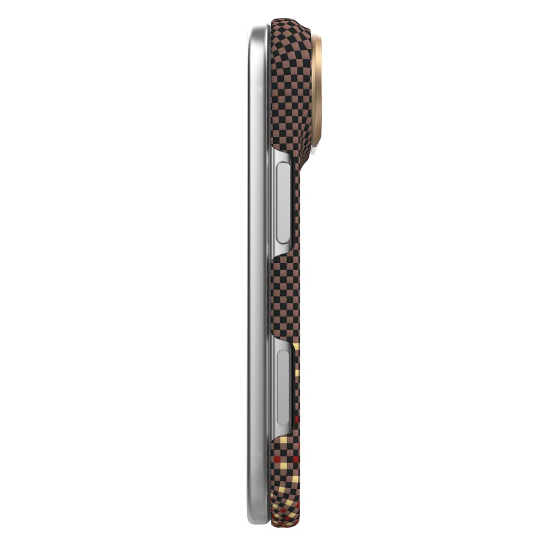 Capa Raptic Aramid Skin-Pro para iPhone 18 Duo Magnética em Aramida Âmbar - Imagem 4