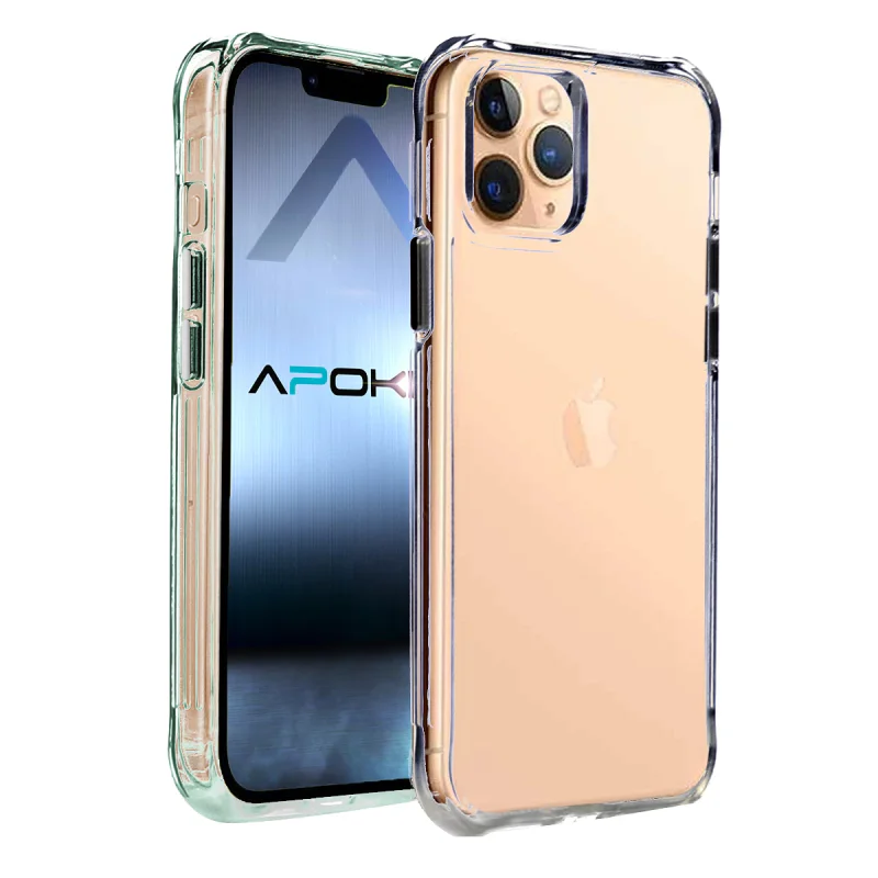 Capa de Silicone Apokin iPhone 12 e 12 Pro 3,3 mm Extra Grossa Transparente - Imagem 6