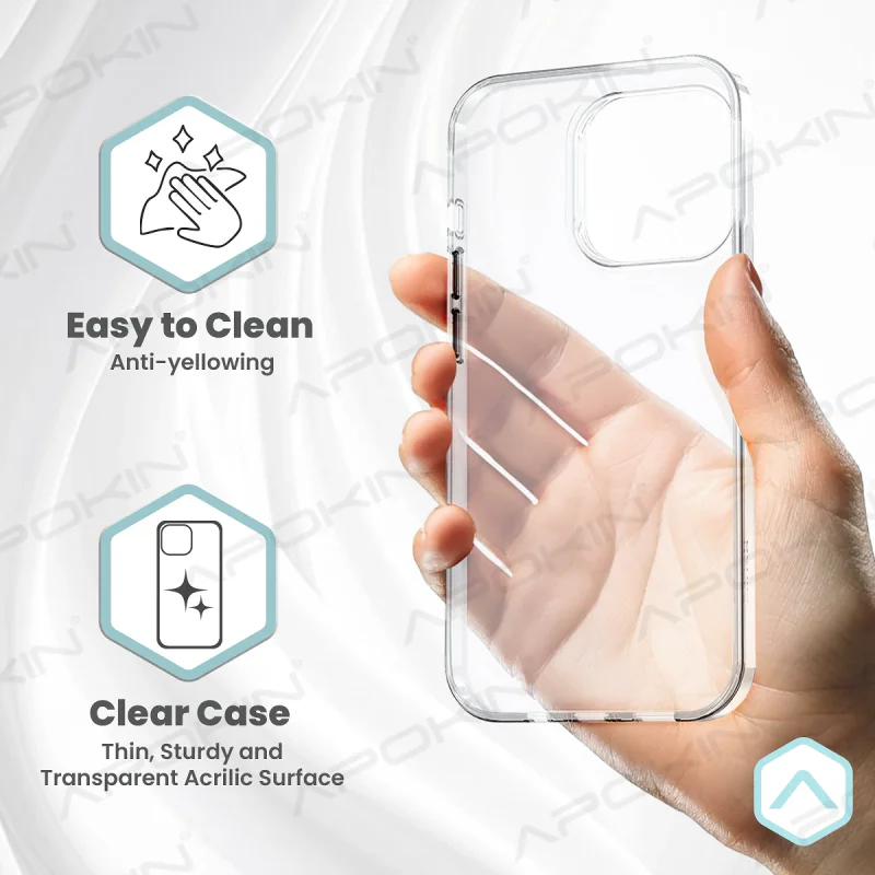 Capa Apokin Space para Oppo A17 Transparente - Imagem 3