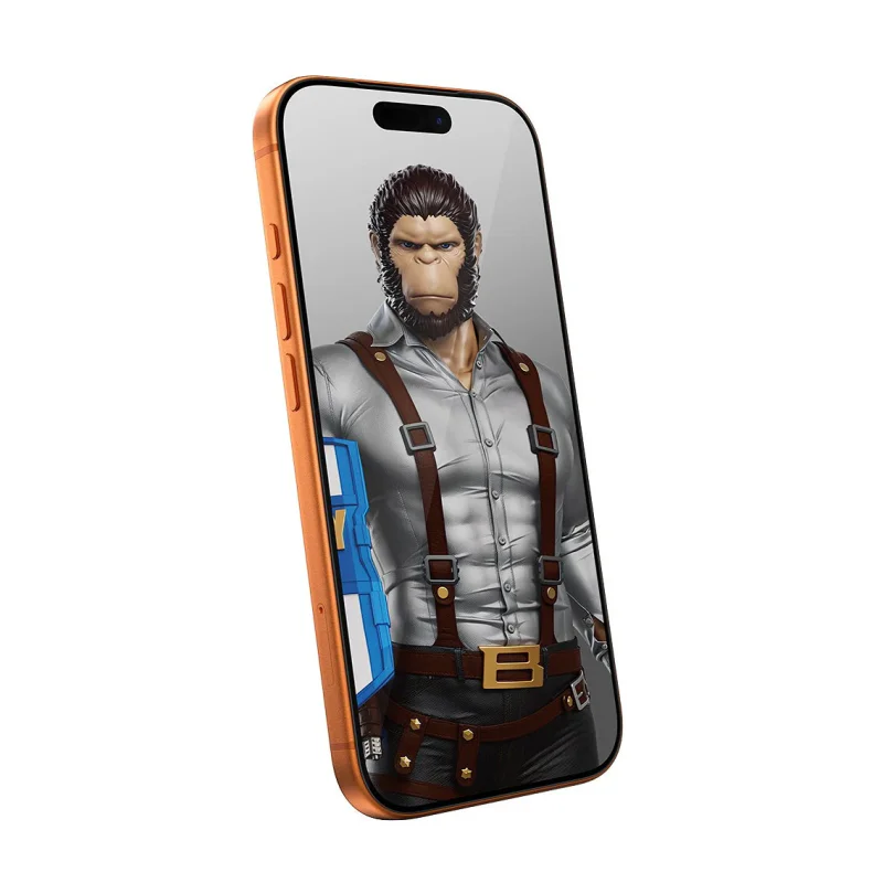 Película Apokin Blueo de Vidro Temperado de Privacidade para iPhone 17E / 16E / 14 / 13 Pro - Imagem 5