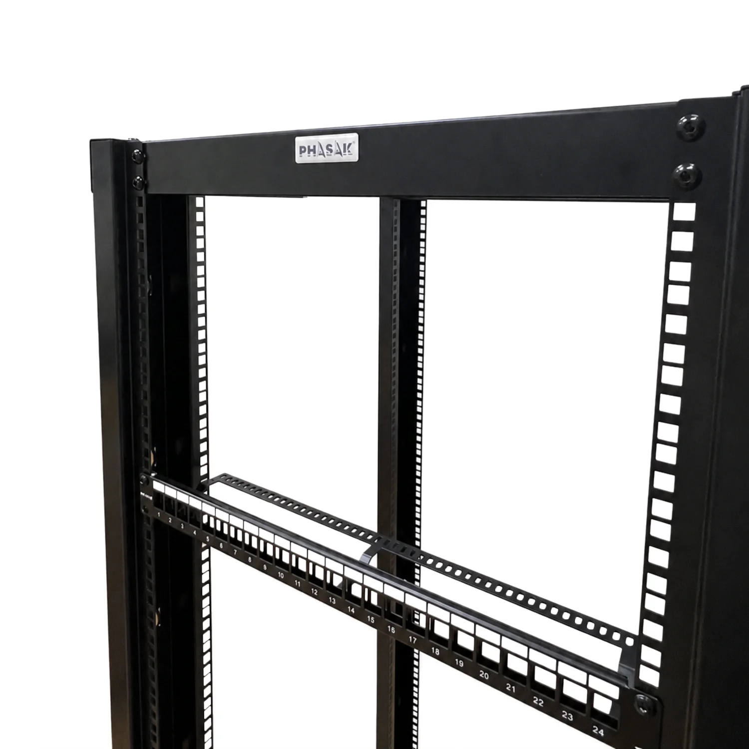 Bastidor Rack Aberto 19" Phasak Open 27U 600 x 800 mm Desmontado - Imagem 2