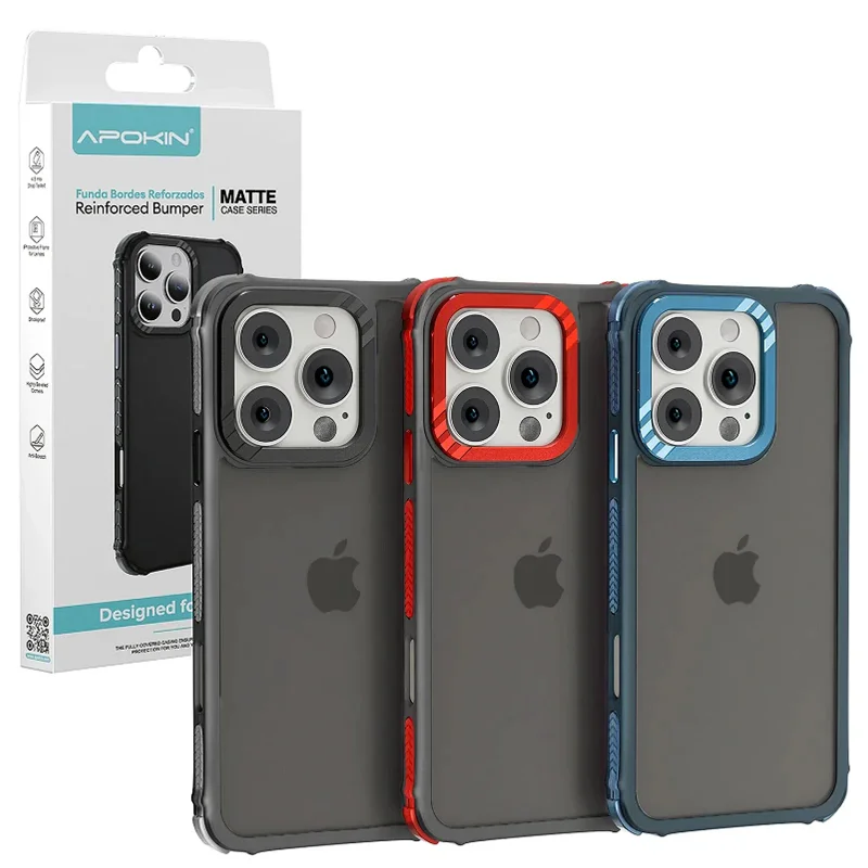 Capa Apokin para iPhone 12 Pro Fumada Variedade de cores - Imagem 2
