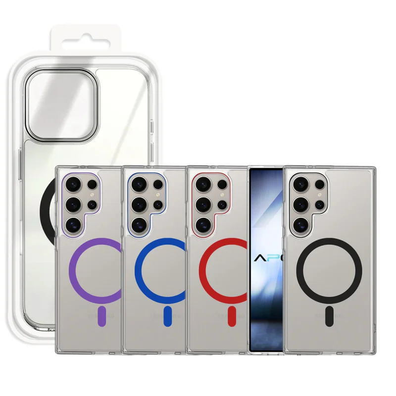 Capa Transparente com MagSafe para Samsung Galaxy S24 Ultra Lila - Imagem 1