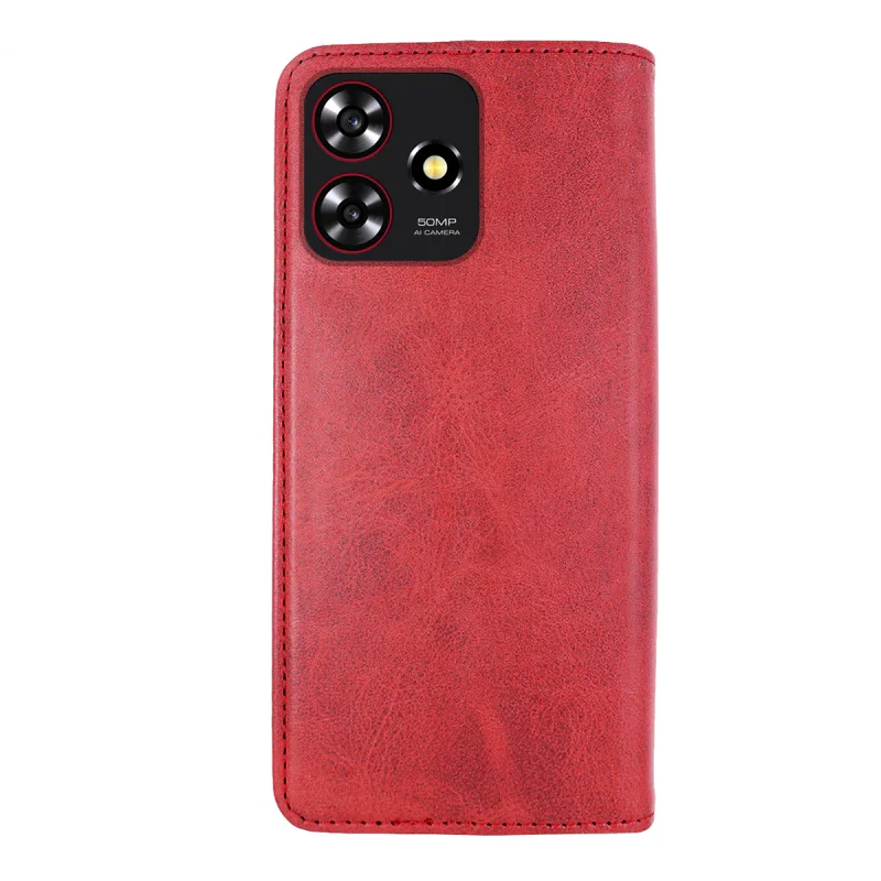 Capa Flip Apokin para ZTE Blade A73 em Pele Sintética com Porta-cartões Preto - Imagem 5