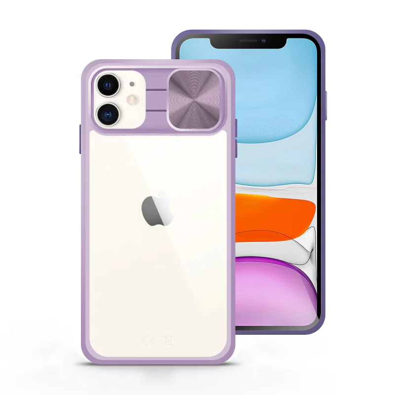 Capa de Gel Anti-choque Apokin com Cobertura Deslizante para iPhone 11 Azul Turquesa - Imagem 4