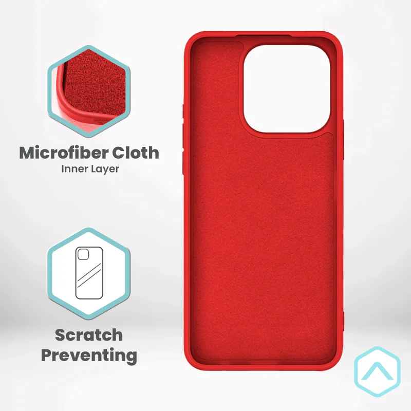 Capa Apokin para iPhone 14 6,1 polegadas Silicone Suave com Proteção de Câmara 3D Lilás - Imagem 5