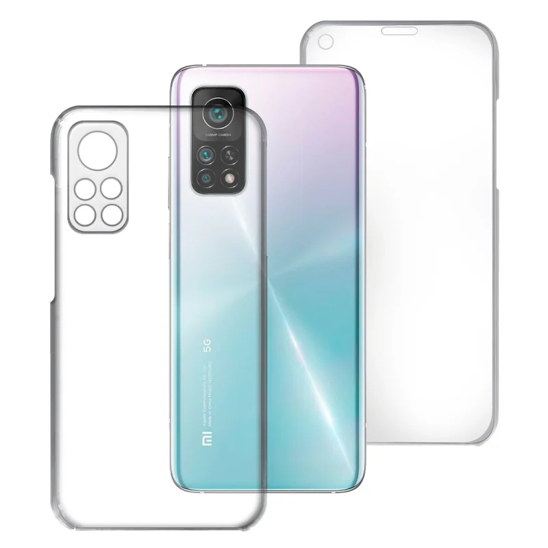 Capa 360 Dupla Apokin para Xiaomi Mi 10T e Mi 10T Pro Silicone Transparente