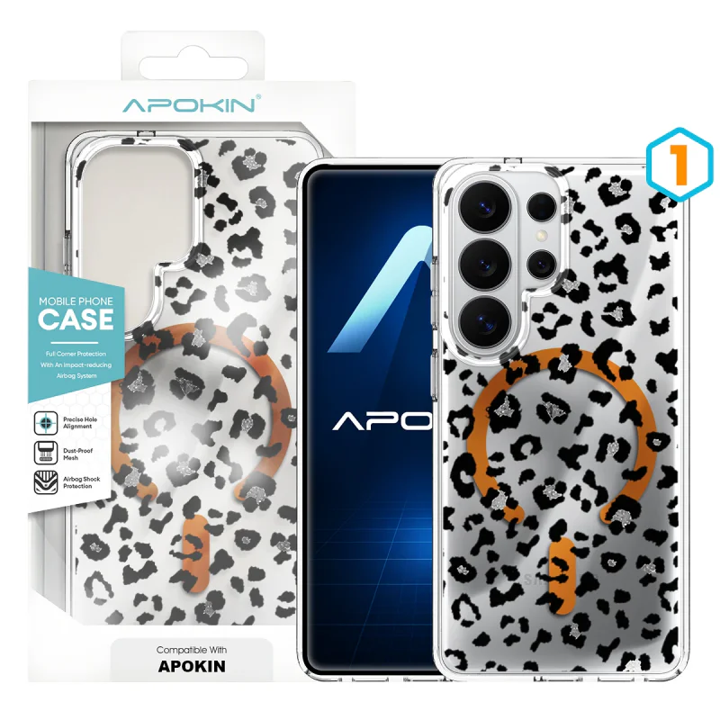 Capa de Silicone Apokin com Desenho e MagSafe para Samsung Galaxy S26 Ultra 1 - Imagem 2
