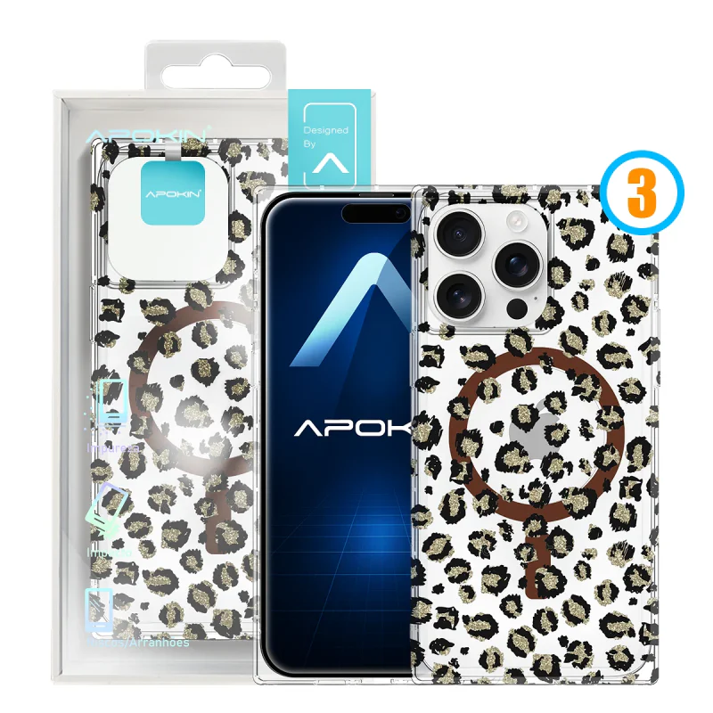 Capa Apokin para iPhone 16 Pro Metalizada com MagSafe Desenho 4 - Imagem 5