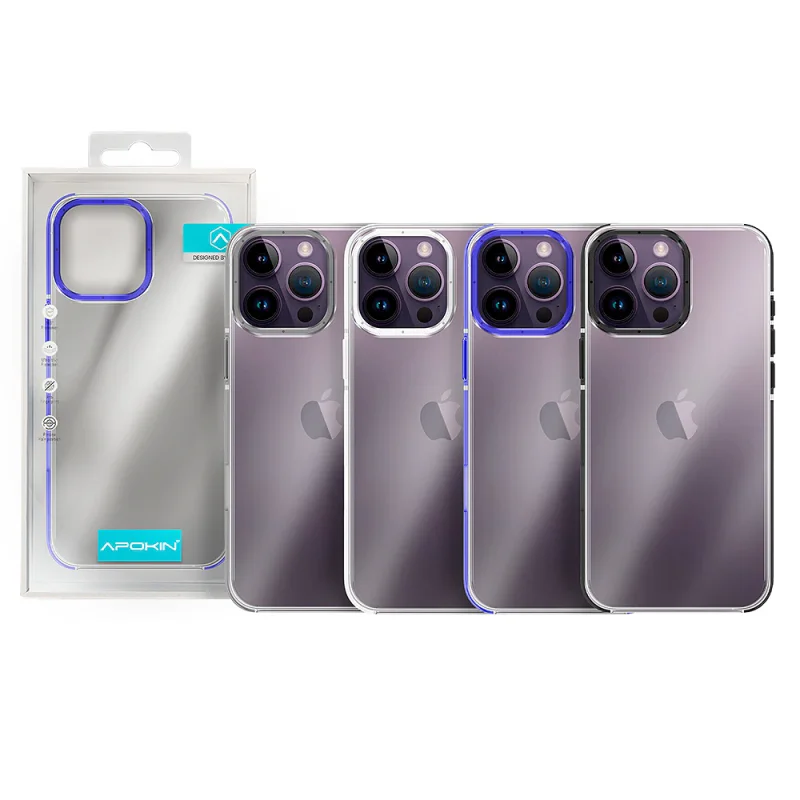 Capa Protetora Apokin para iPhone 14 Pro Lilás - Imagem 1