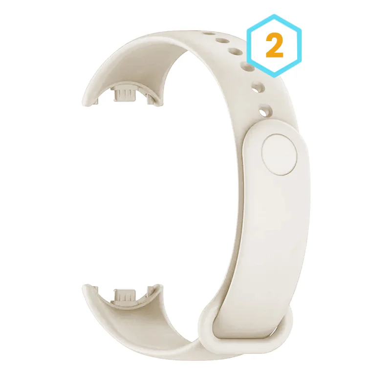 Bracelete de Silicone Apokin para Xiaomi Mi Band 8 Cor: 12 - Imagem 5