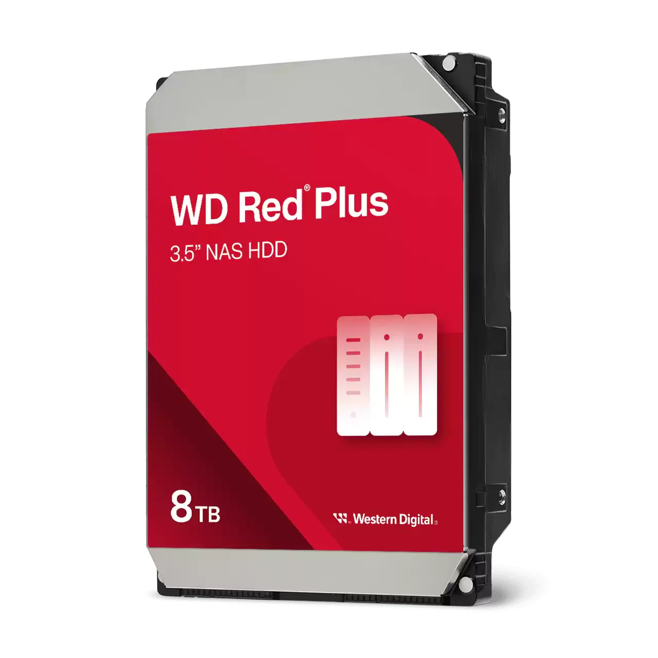 Disco Rígido Western Digital WD Red Plus NAS 8TB 3.5" SATA III 256MB