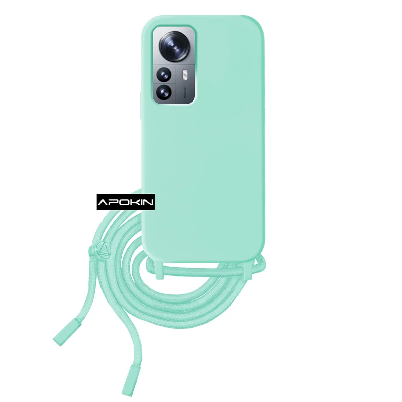 Capa Apokin para Xiaomi 12 / 12X Suave com Cordão Preto - Imagem 2