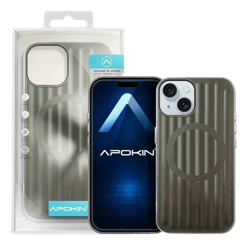 Capa Apokin para iPhone 15 Mate Metalizada com MagSafe Variedade de cores - Imagem 5