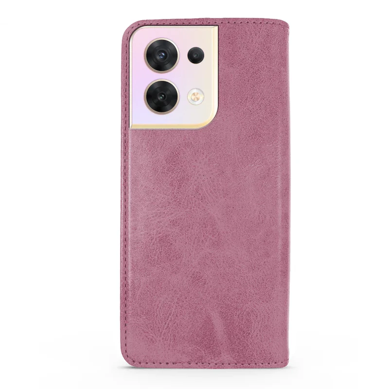 Capa Apokin Oppo Reno 8 em Pele Sintética com Porta-Cartões Azul - Imagem 6