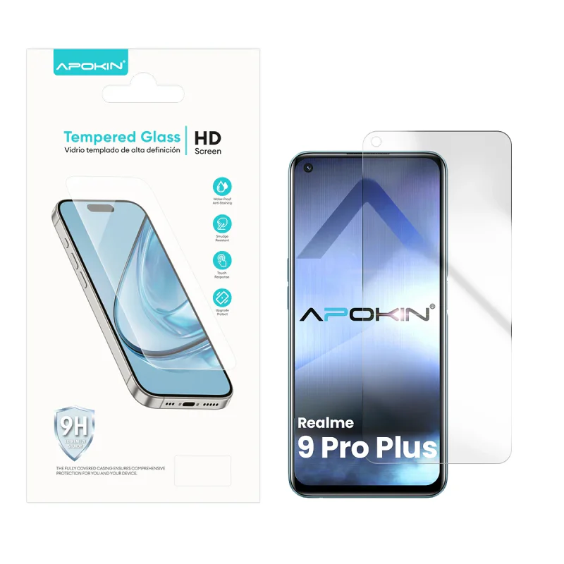 Película Protetora de Ecrã Apokin para Realme 9 Pro Plus Vidro Temperado