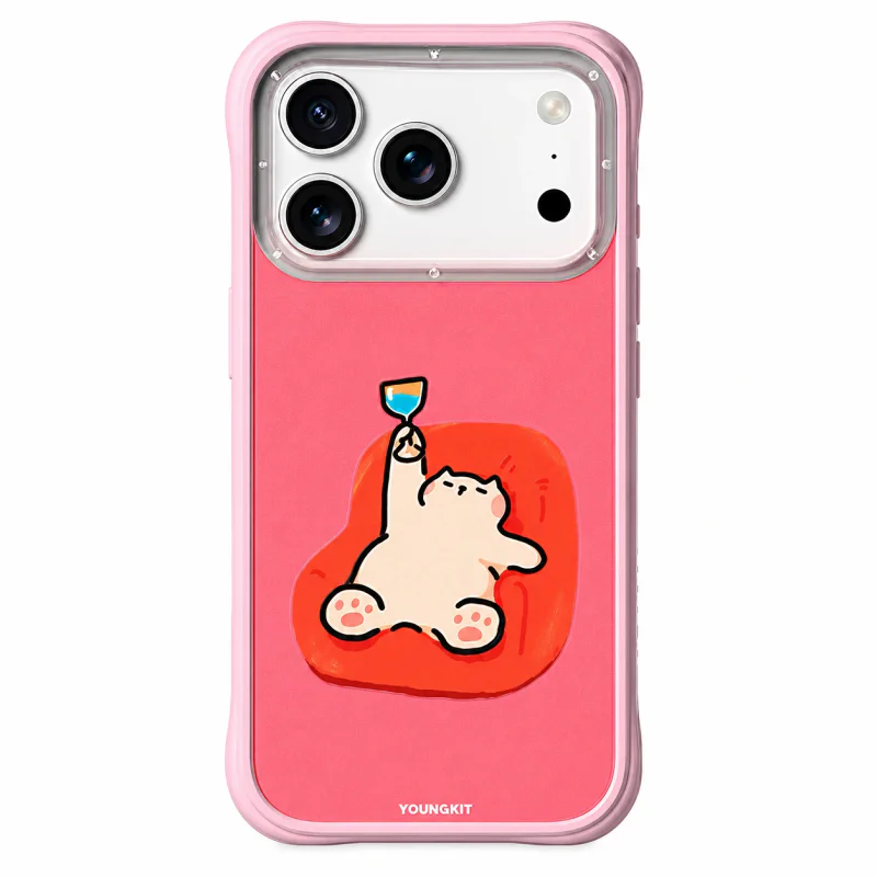 Capa Apokin Youngkit Lazer Tempo para iPhone 16 Pro com MagSafe