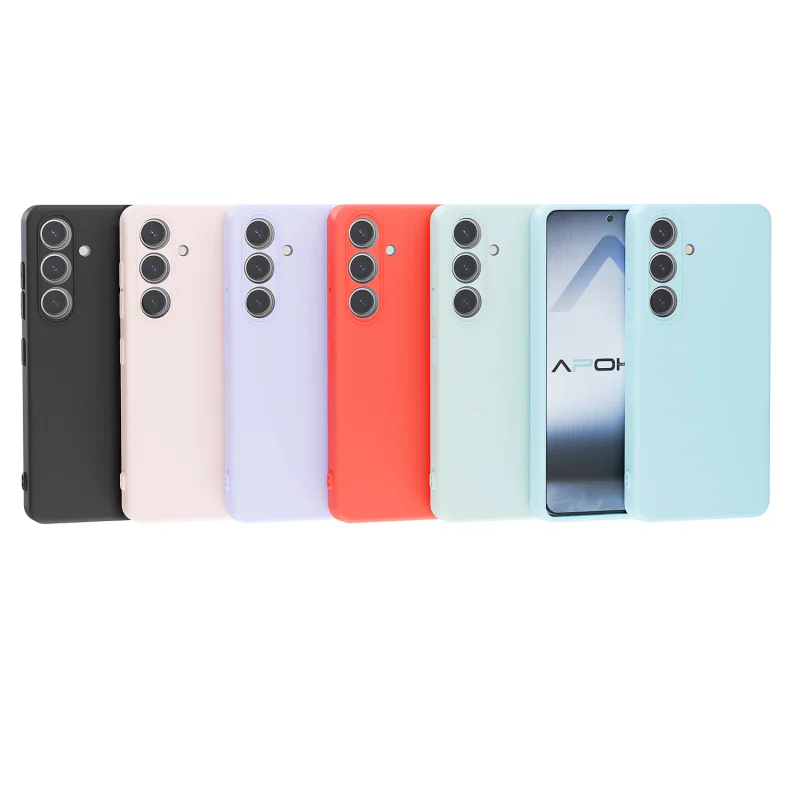 Capa Apokin para Samsung Galaxy S24 Plus e S25 Plus Silicone Macio Variedade de cores - Imagem 1