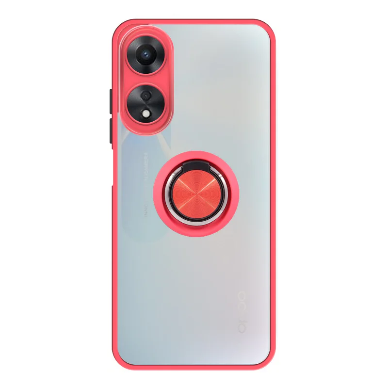Capa Apokin para Oppo A58 4G Gel Magnética com Suporte Fumada Vermelho - Imagem 3