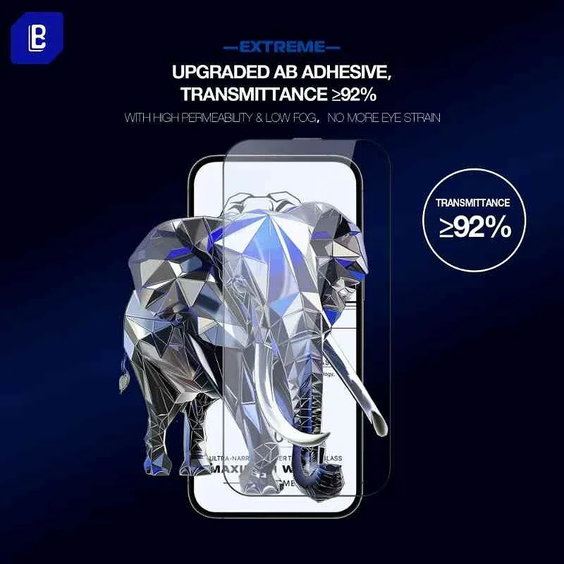Película Apokin para iPhone 17 Pro Vidro Temperado HD Maximum Window Transparente - Imagem 3