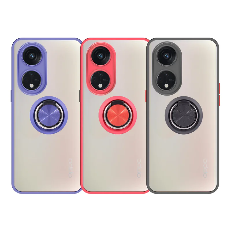 Capa de Gel Apokin para Oppo Reno 8T com Íman e Suporte Fumé Variedade de cores