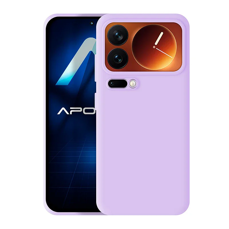 Capa de Silicone Macia Xiaomi 17T Pro Lila
