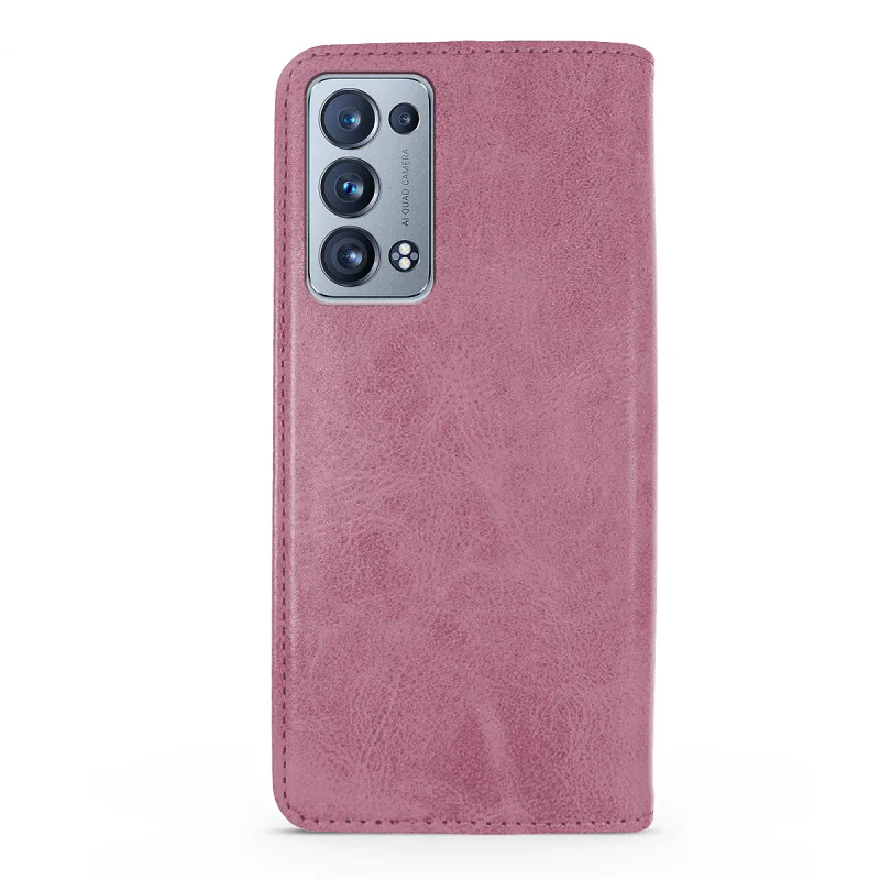 Capa Apokin para Oppo Reno 6 Pro 5G Pele Sintética com Porta-Cartões Variedade de cores - Imagem 5