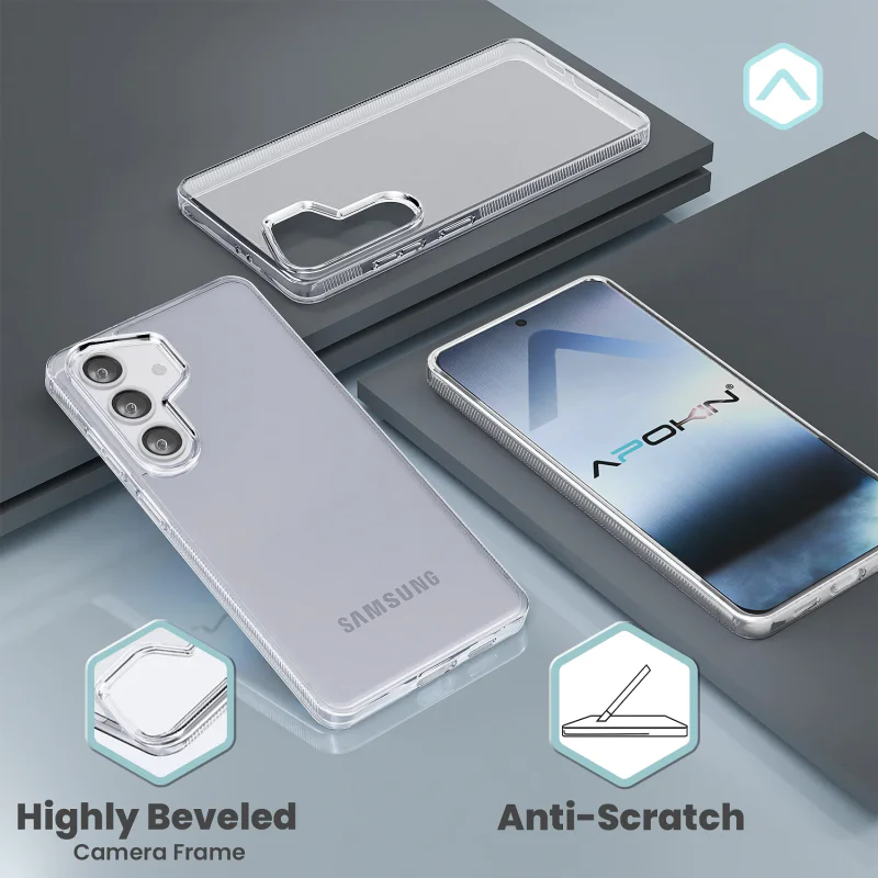 Capa Antichoques Apokin ABR para iPhone 16e e iPhone 17e Transparente - Imagem 4