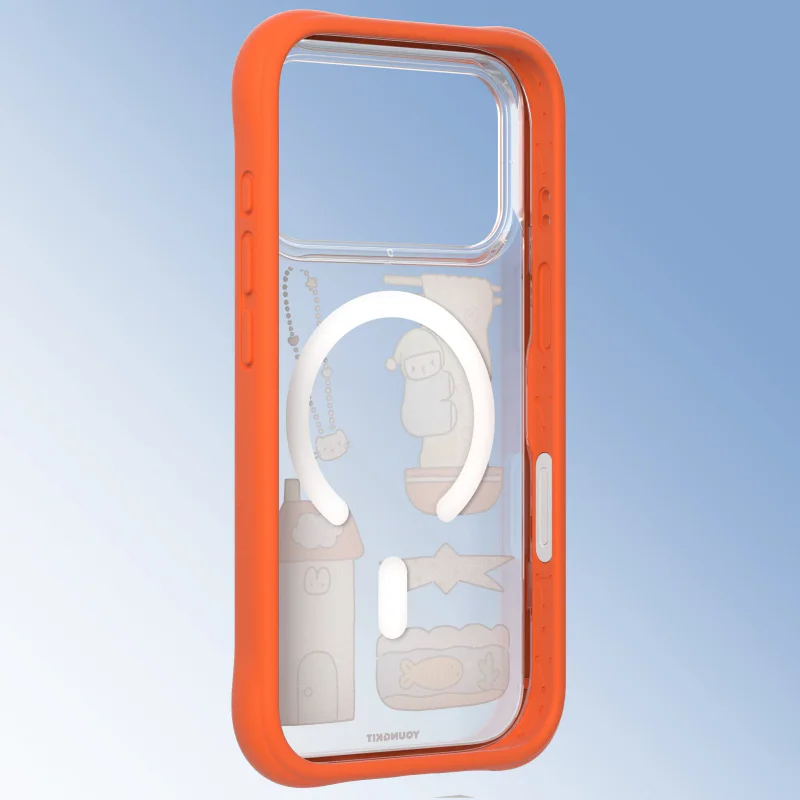 Capa Apokin Youngkit para iPhone 17 Pro Max e 18 Pro Max Magnética City Life - Imagem 3