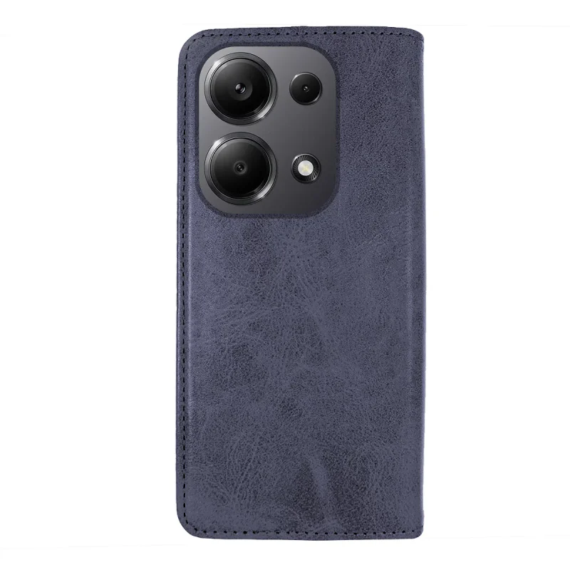 Capa Apokin Livro com Porta-cartões para Xiaomi Redmi Note 13 Pro 4G Preto - Imagem 3