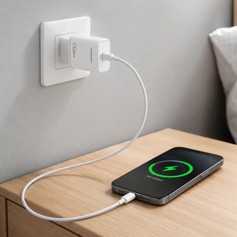 Carregador Rápido Apokin USB Tipo-C PD 25 W 3 A - Imagem 2
