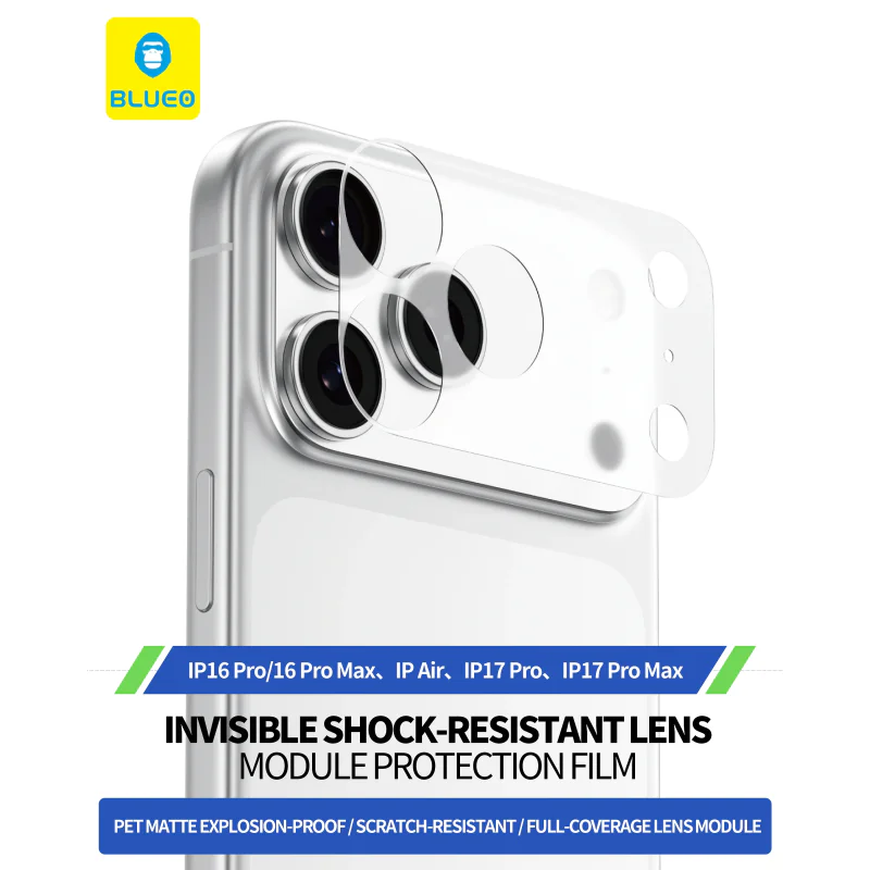 Película Protetora Antichoque Invisível Apokin para iPhone 17 Pro Max Transparente - Imagem 3