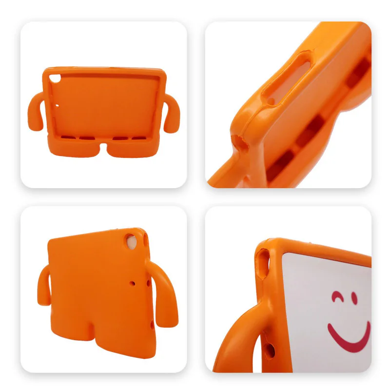 Capa para Tablet Apokin para Galaxy Tab A8 / Lenovo M10 Plus Antichoque Infantil Fúcsia - Imagem 1