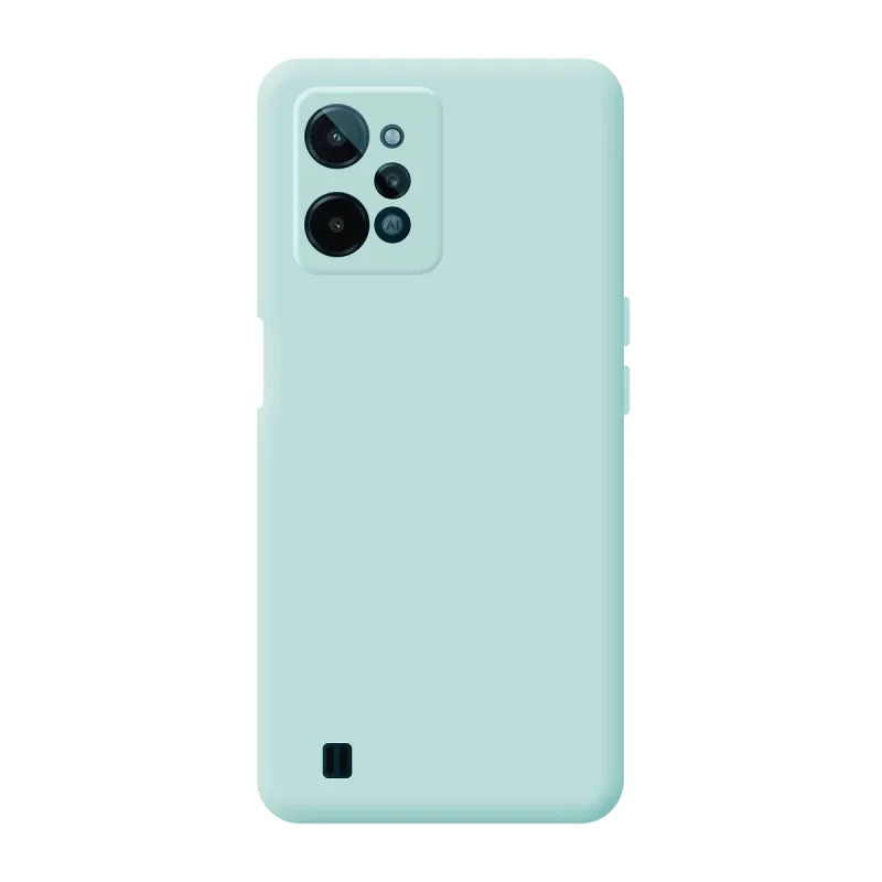 Capa de Silicone Macio Apokin para Realme C31 Azul - Imagem 3