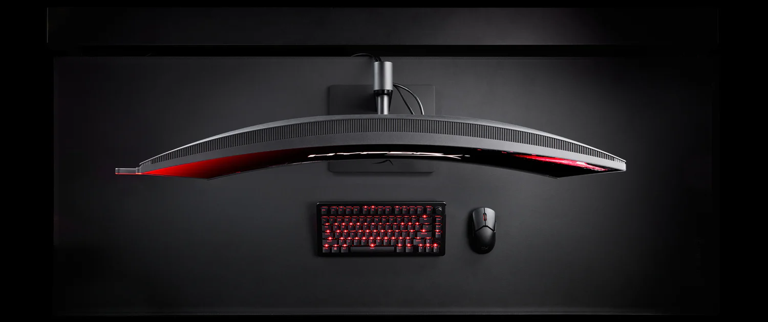Monitor Gaming Curvo HyperX OMEN OLED 34" WQHD QD-OLED 360Hz 0,03ms USB-C 100W KVM - Imagem 7