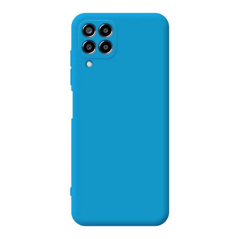 Capa Apokin para Samsung Galaxy M33 5G Silicone Suave com Câmara 3D Lilás - Imagem 2