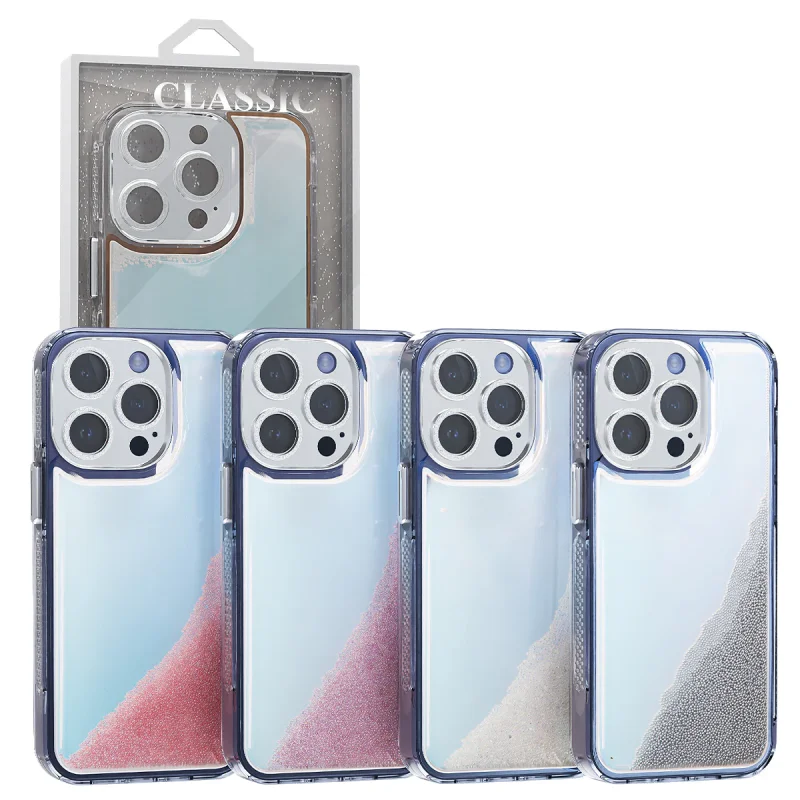 Capa Apokin Bumps com Glitter para Apple iPhone 16 Pro Max Cor: Variedade de cores - Imagem 1