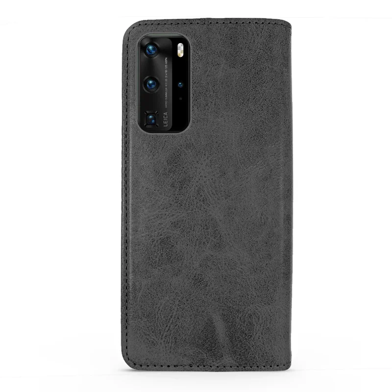 Capa Apokin para Huawei P40 Pro em Pele Sintética com Porta-Cartões Rosa - Imagem 2