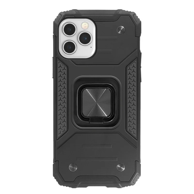 Estojo Apokin Armor Antichoque com Ímã e Suporte de Anel 360º para iPhone 12 Pro - Imagem 1