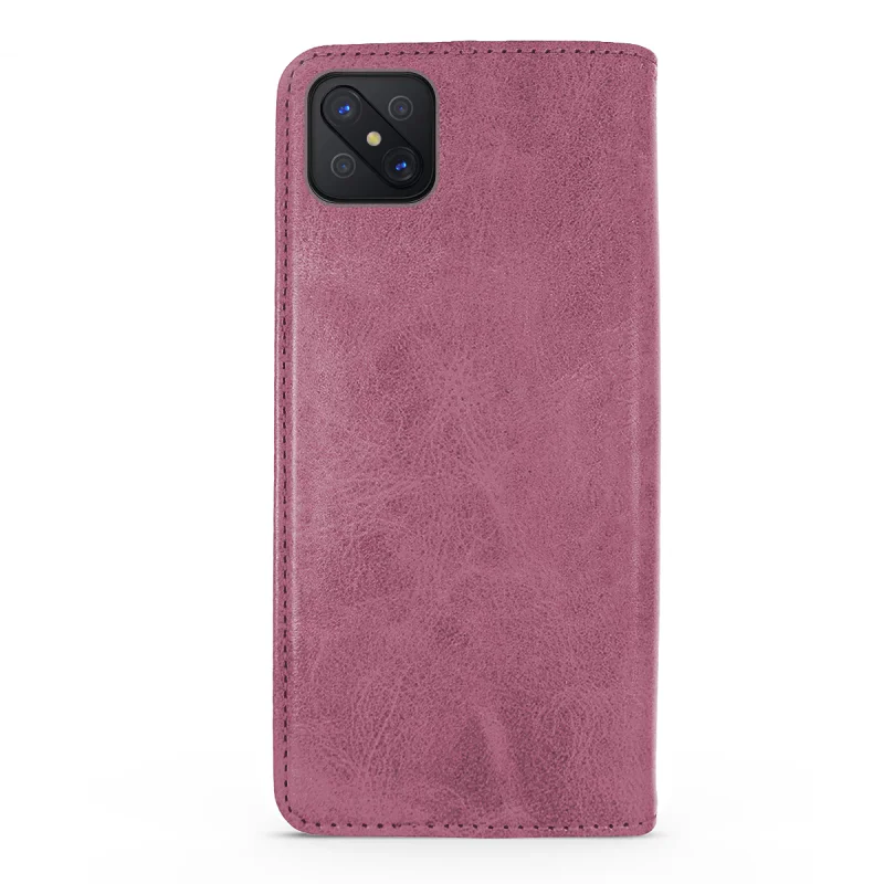 Capa Apokin com Porta-Cartões para Oppo Reno 4 Pro 5G em Pele Sintética Preto - Imagem 4