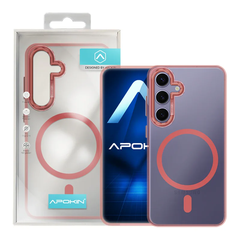 Capa Apokin para Samsung Galaxy S24 Plus Armadura Mate com MagSafe Preto - Imagem 5