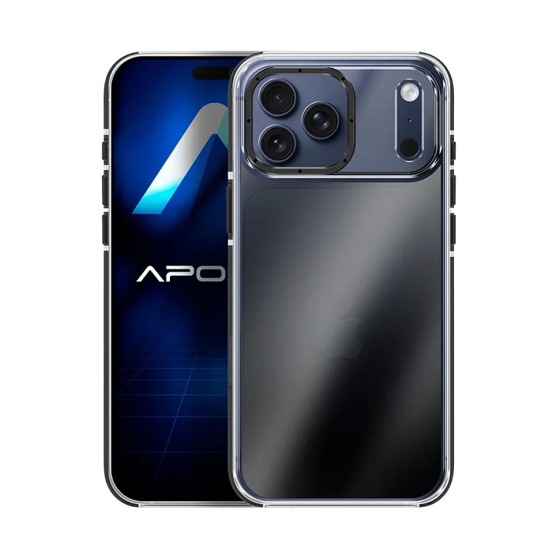 Capa Apokin para iPhone 17 Pro Efeito Camaleão Preto - Imagem 4