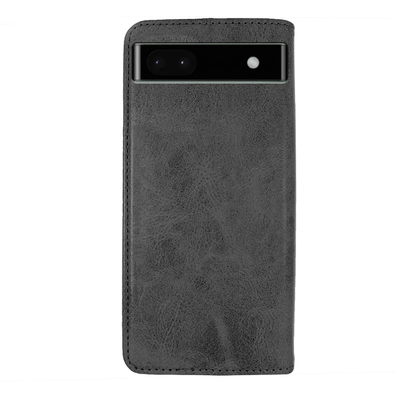 Capa com Tampa e Porta-Cartões Apokin para Google Pixel 6 em Pele Sintética Preto - Imagem 4