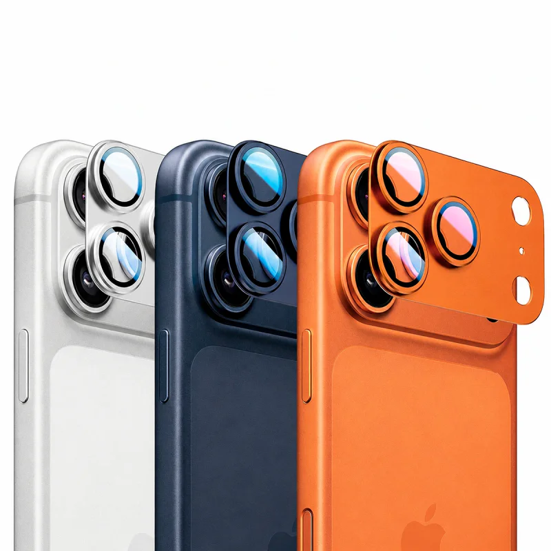Protetor de Câmara Apokin para iPhone 17 Pro em Alumínio Azul - Imagem 2