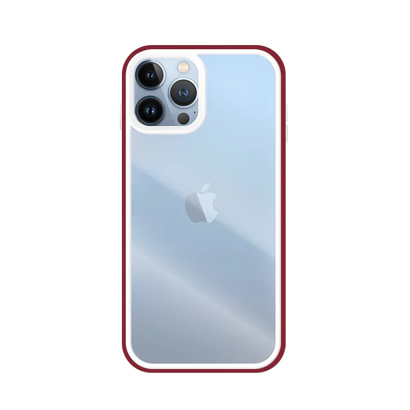 Capa Apokin Antichoques Transparente com Borda de Borracha para iPhone 13 Pro Variedade de cores - Imagem 6