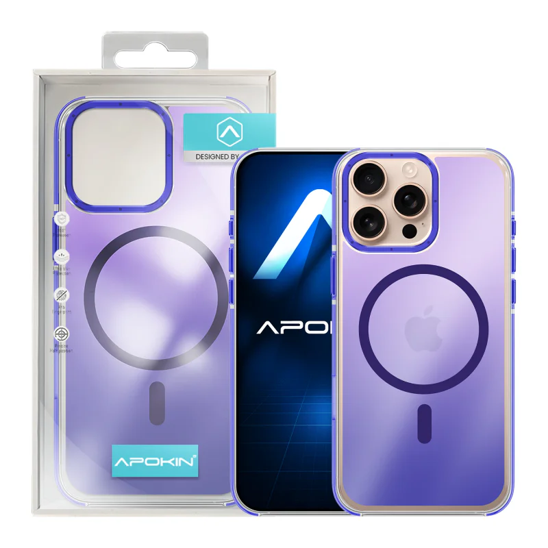 Capa Apokin para iPhone 13 Pro Max Camaleão com MagSafe Prata - Imagem 4