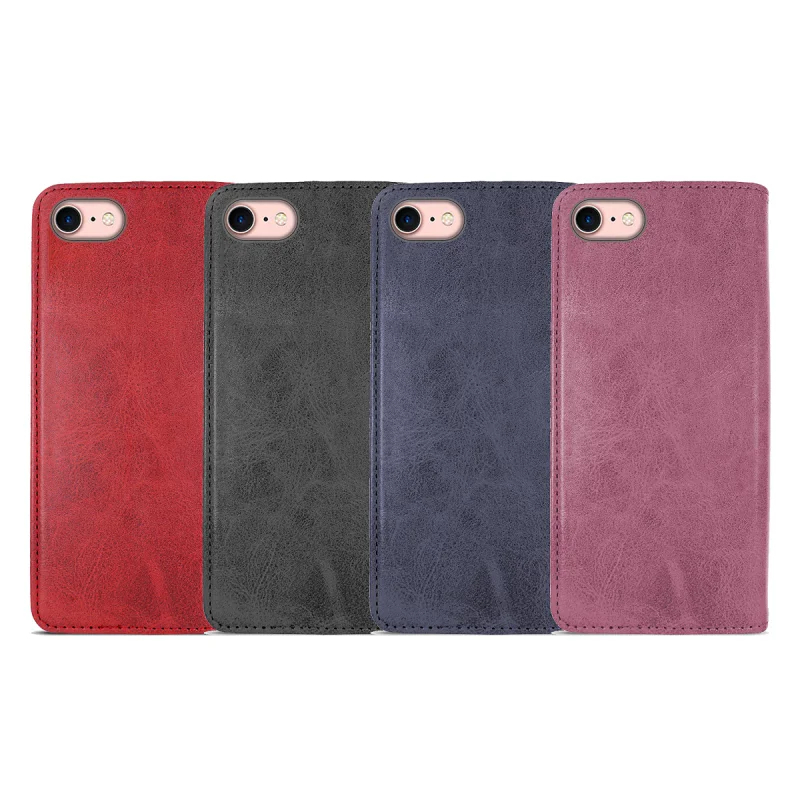 Capa Apokin para iPhone 7, 8 e SE com Porta-cartões Pele Sintética Preto