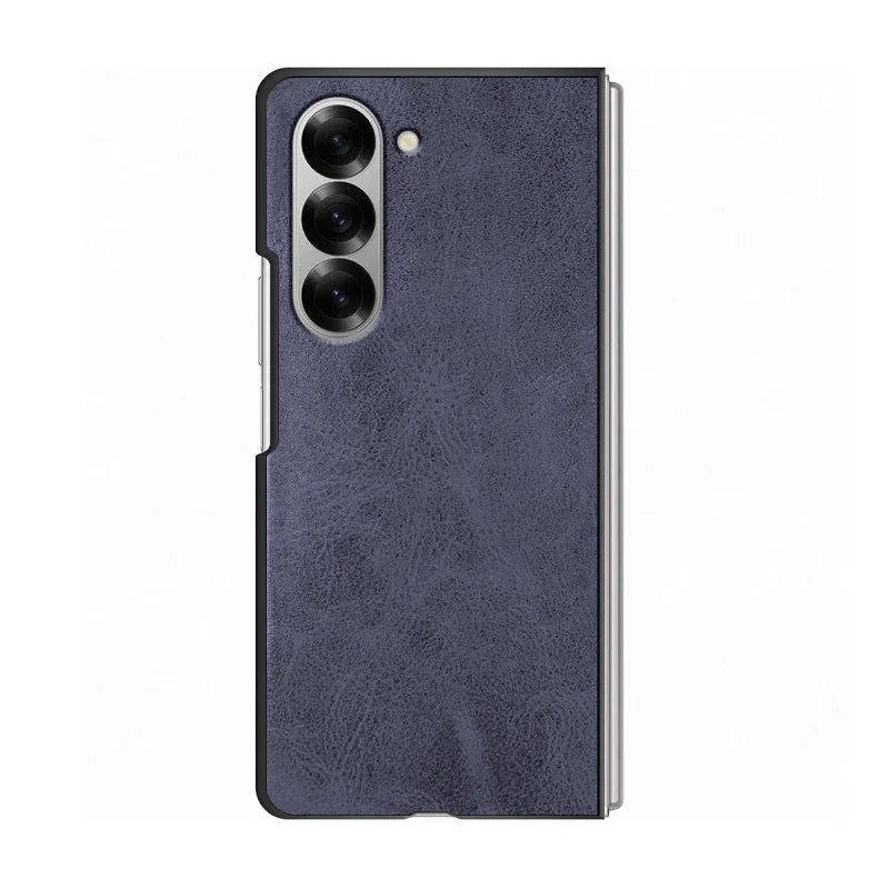 Capa com Tampa Apokin para Samsung Galaxy Z Fold 6 Pele Sintética Vermelho - Imagem 3