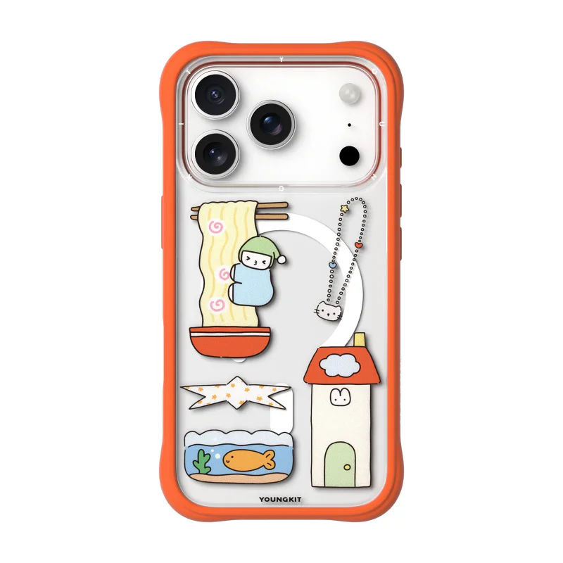 Capa Apokin Youngkit para iPhone 17 Pro Max e 18 Pro Max Magnética City Life